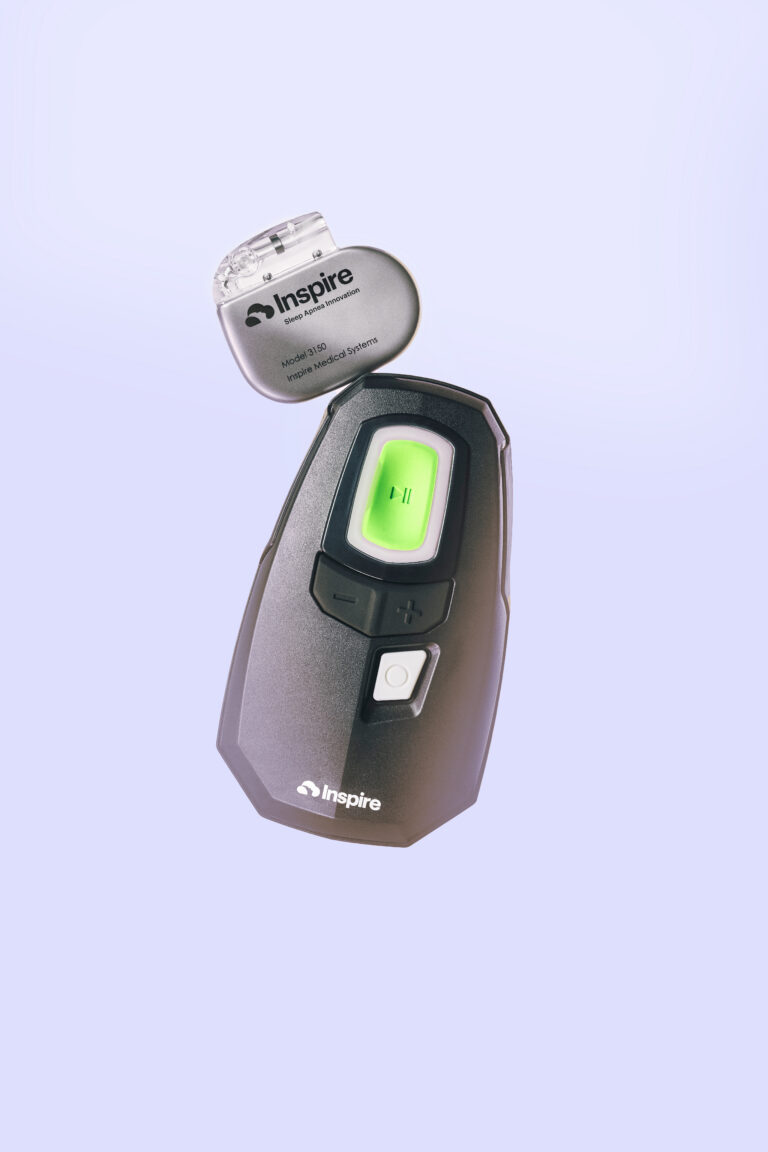 The Inspire Sleep Treatment implant and remote.